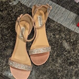 SheSole Women's Glittering Loafers - Rose Gold